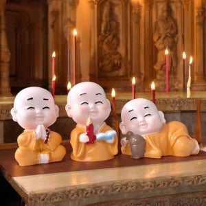 미니 동자승 장식품 1P 불교 용품 절 기념품 소품샵