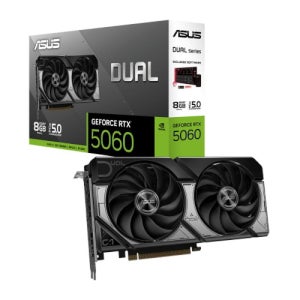 ASUS DUAL RTX 5060 영상편집용 그래픽카드 D7 8GB