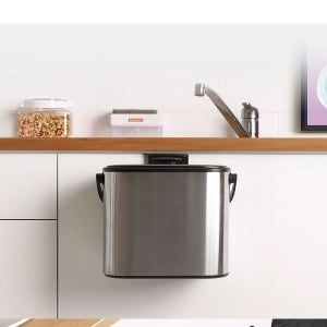 솝코지 걸이 미니 스텐 음식물쓰레기통 5리터