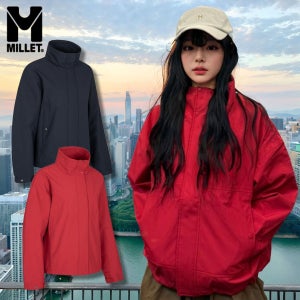 밀레 바람막이 여성 자켓 오버핏 아웃도어 기능성 방풍 재킷