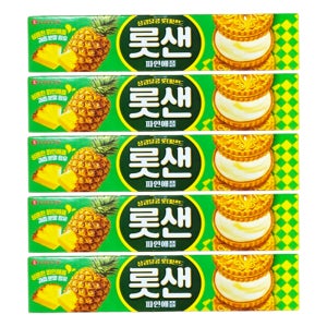 롯데 롯샌 파인애플 105g X 5개