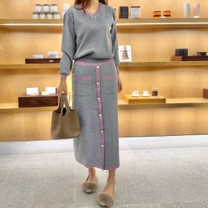 사라도즈 여성 투피스 세트 니트 셋업 상하세트