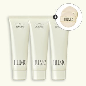 [퍼프 GIFT] 누메 파데프리 콜라겐 선크림 50ml, 3개