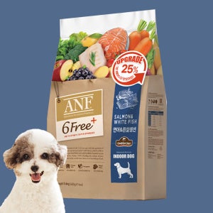 ANF 식스프리플러스 업그레이드 6free+ 인도어 독 연어와 흰살생선, 5.6kg, 1개