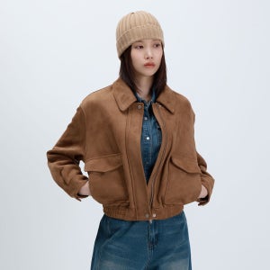 [신세틱레더] 스파오 스웨이드 재킷 SPJLF49W13