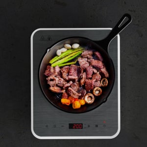 1구 IH 인덕션 프리스탠딩 컴팩트 슬림 휴대용 이동식