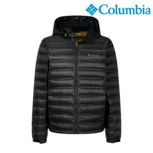 컬럼비아 남성 슬림 다운 자켓 구스 후드 탈부착 발열 거위털 경량 패딩 점퍼 M3471