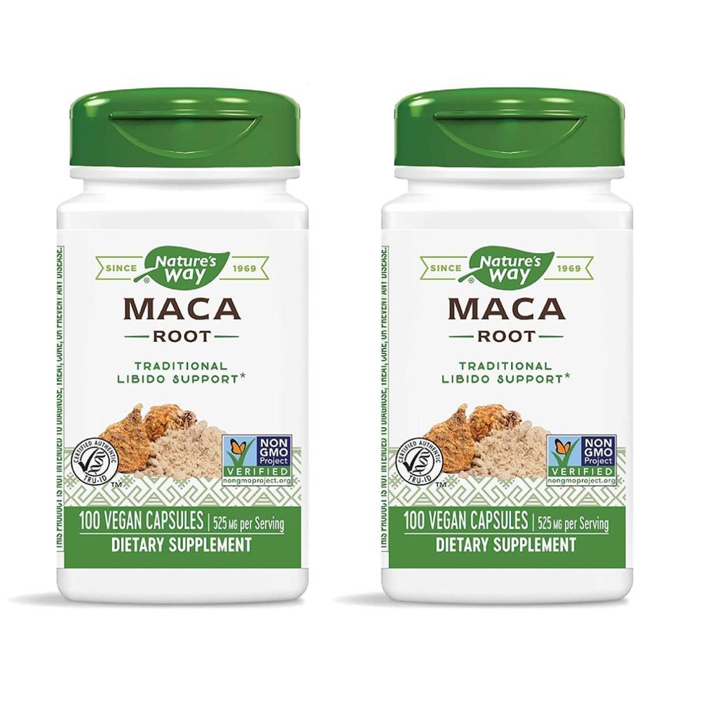 네이처스웨이 <b>마카 루트 525mg</b> 캡슐 100정 2개