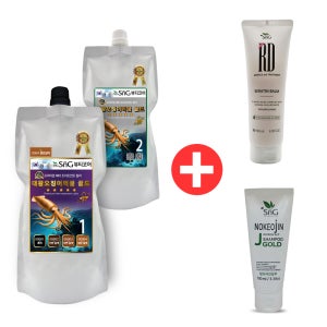 SnG 대왕오징어 먹물 골드 염색 500g 저자극 빠른염색 트리트먼트 칼라크림