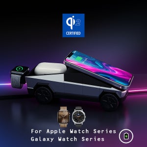 햅시 맥세이프 사이버독 3in1 Qi2 무선 충전기 갤럭시 애플워치 올인원