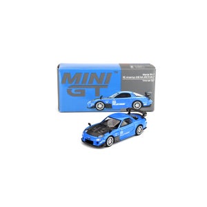 MINI GT 1046 마쯔다 RX7 레이싱 블루 우핸들 64스케일 다이캐스트 자동차 미니지티