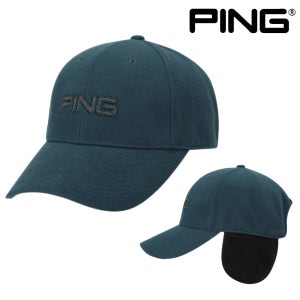 핑 골프웨어 남성 골프 모자 귀달이 스윙 파크 로고 귀도리 볼캡 PING E4CP302
