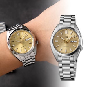 세이코 5 시계 37mm 골드 오토매틱 SNX SRPL59K1 백화점AS