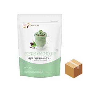 아임요 믹스 파우더 그린티 민트 초코칩, 800g, 12개