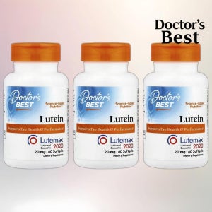 닥터스베스트 루테인 제아잔틴 Lutemax 2020 소프트젤 60정 금잔화추출물 3병