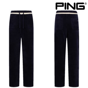 핑 골프웨어 여성 골프 바지 탁텔사 배색 니트 와이드 팬츠 간절기 어패럴 E3PF383