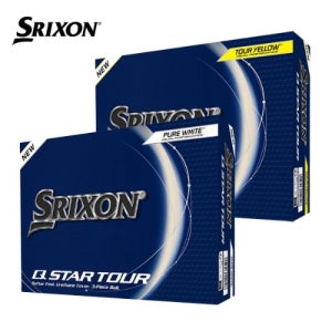 [스릭슨] Q STAR TOUR 화이트 옐로우 3피스 우레탄 골프공 (12구/6구)