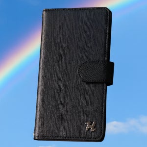 갤럭시A90 5G SM-A908N 소가죽 지갑케이스 더블H 다이어리