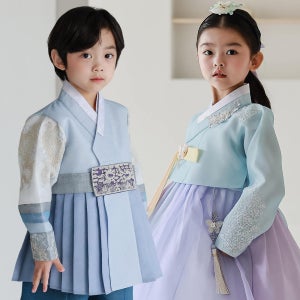 하랑한복 아동 여아 남아 키즈 명절 고급 전통 예절 유아 아기 한복