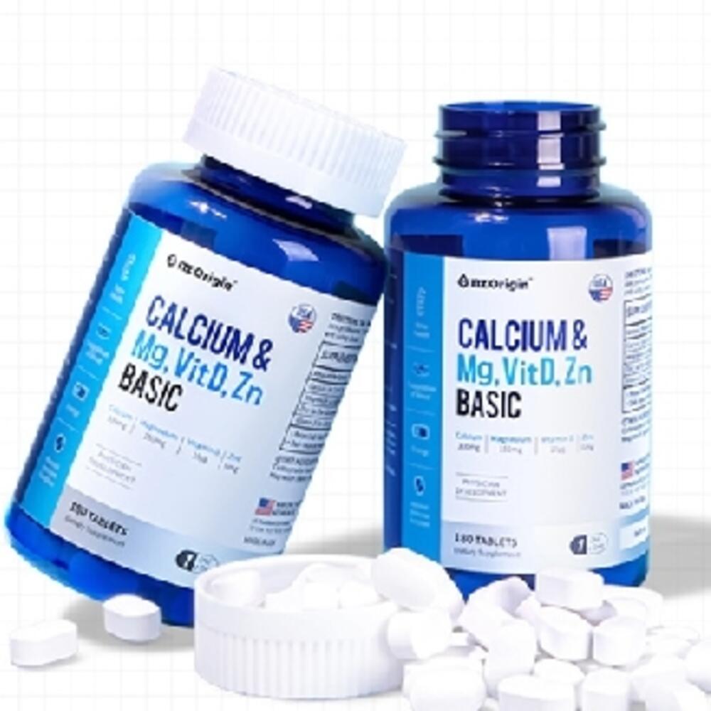 <b>진스</b>샵 <b>칼슘</b> 과 마그네슘 비타민 D 아연 뼈 성인 청소년 남성 여성 제품 영양제 30 정