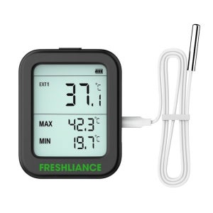 전문가용 고정밀 디지털 온습도계 FRESHLIANCE TH-3TH(외장 온습도센서 포함)
