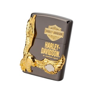 미국 ZIPPO 할리데이비슨 HARLEY-DAVIDSON HDP-14 블랙 이온 골드 일본한정