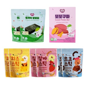 [인기세트 특가할인]또또스틱 세트 / 또또구마 1박스+또또김 2봉+또또스틱 6봉(딸바스틱, 치즈스틱, 초코스틱 각 2봉씩)