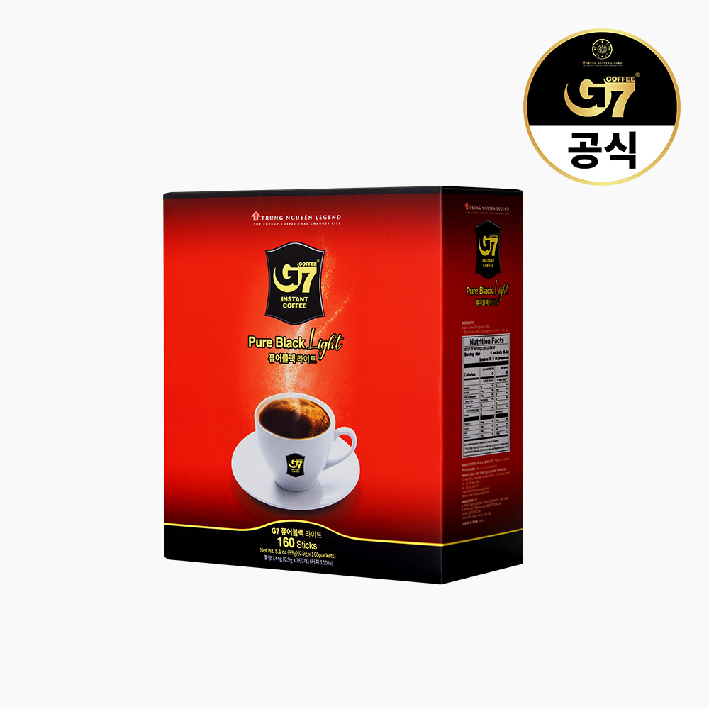 G7 퓨어 블랙커피 제품 이미지