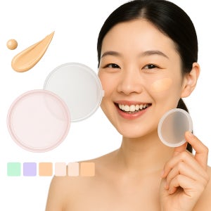 퓨어미즈키 메이크업 파운데이션 썬크림 밀착 실리콘 에어 쿠션 퍼프