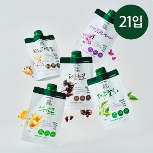 한손한끼 플러스 단백질 쉐이크 21개 흑임자곡물 더블초코 제주말차 스위트콘 자색고구마라떼 프로틴 저당 고식이섬유 고단백