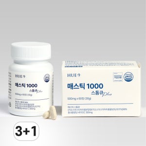 휴나인 매스틱 검 1000 스톰큐 무농약 양배추 PLUS 60정, 4개