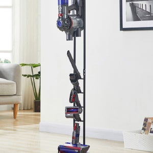 간편 설치 무타공 무선 진공청소기 호환 올인원 거치대 행거 다용도 수납