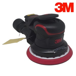 3M 원형 샌더기 125mm (5인치) 33625 에어 샌딩기 벨크로 찍찍이