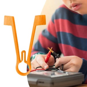 MMC 멀티미터 프로브 홀더 전기전자 회로 점검 필수품 안정적인 측정 보조도구 양손 작업