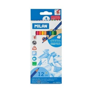 밀란 12색 삼각 색연필 세트 0722712