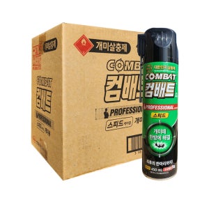컴배트 개미약 에어졸 450ml 12개 1박스 개미살충제 스프레이