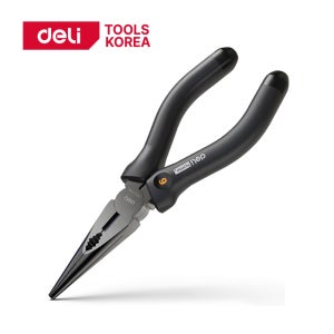 델리툴즈 롱노우즈 165mm 가정용 DIY 플라이어 HT2106/C/L