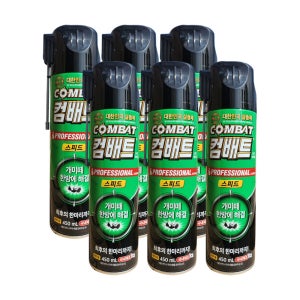 컴배트 개미약 에어졸 450ml 6개 개미살충제 스프레이