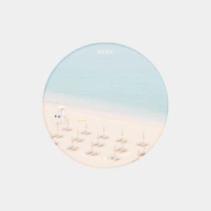 규조토 티코스터 컵받침 - 해변
