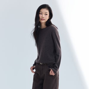 [특가][N배송][메리노울 블렌드] 스파오 라운드넥 니트 SPKWF49W05