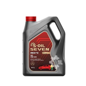 S-OIL 에쓰오일 세븐레드9 0w20 4L 가솔린 엔진오일 (GDI,LPI,하이브리드)
