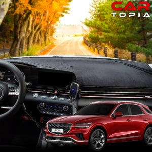 제네시스 GV70 페이스리프트 GH346 벨벳 대쉬보드 커버 자동차 차량용 논슬립 대시보드 덮개