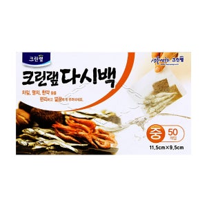 크린랩 다시백 중(M) 50매입 티백 육수팩 국물백 멸치육수