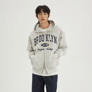 [스파오]BROOKLYN 아플리케 후드집업_SPMZF49C51