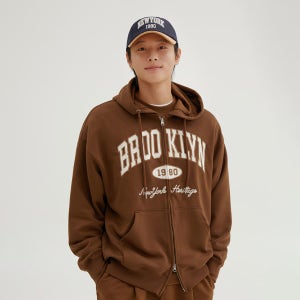 스파오 BROOKLYN 아플리케 후드집업 SPMZF49C51