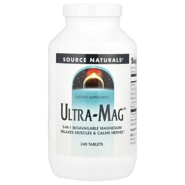 소스내추럴스 <b>울트라</b> 마그네슘 <b>Ultra</b> <b>Mag</b> 240 타블렛 417005