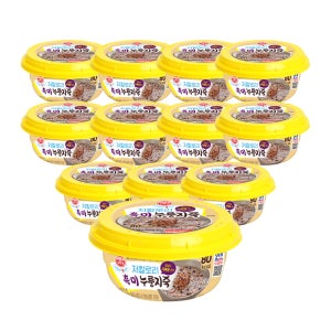 오뚜기 Light&Joy 저칼로리흑미누룽지죽 215g, 12개