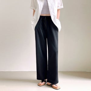 여성 밴딩 와이드핏 롱팬츠 숏롱3단사이즈 원데이핏 ONeday fit