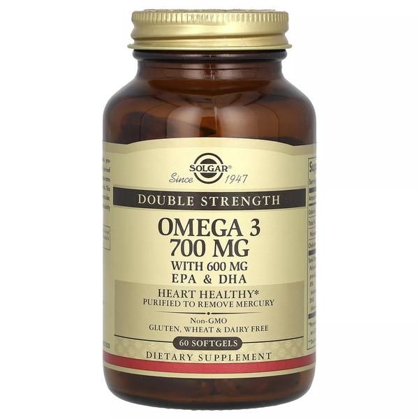 솔가 <b>오메가3</b> 더블 스트렝스 <b>700</b><b>mg</b> 소프트젤 60정 [<b>해외</b>] 416730