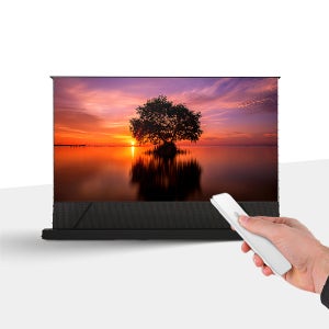 성지 SJ-ZR120PW 전동 롤러블 스크린 초단초점프로젝터용 포터블 CLR원단 총280cm (120인치)